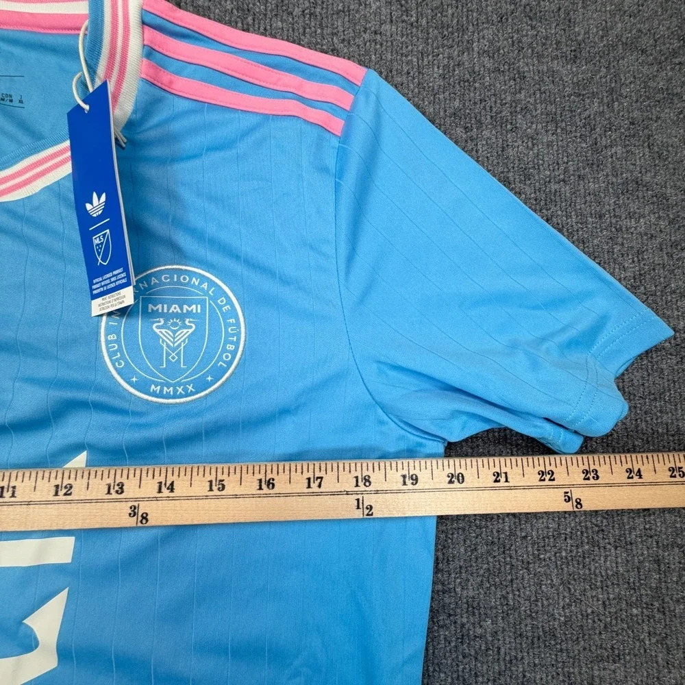 Adidas Lionel Messi Inter Miami CF Player Soccer Jersey Mens Medium #10 Blue NEW